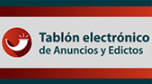 Tablón de edictos